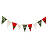 Merry Christmas party bunting banner hanging decoration for festive celebrations from Funzoop The Party Shop