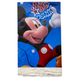 Mickey Mouse theme plastic table cover with colorful Disney character party design from Funzoop The Party Shop