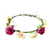 Mix flower floral tiara crown headband with assorted colorful flower decorations from Funzoop The Party Shop