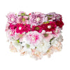 Mixed rose flowers tiara alternate angle
