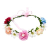 Mixed rose flowers tiara front view