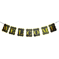 Mom To Be wall banner decoration with baby shower themed party design from Funzoop The Party Shop