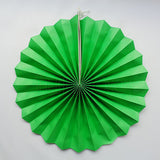 Multicolor paper fan hanging decoration for birthdays and celebrations from Funzoop The Party Shop