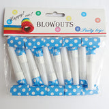 Assorted party noisemakers and blowers for birthdays and festive celebrations from Funzoop The Party Shop