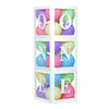 White and transparent balloon display boxes spelling ONE for milestone celebration decoration from Funzoop The Party Shop