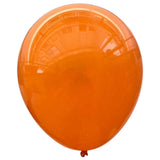 Orange metallic crystal latex balloons for balloon arches and vibrant party décor from Funzoop The Party Shop