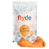 Pastel Peach latex balloons product packaging, showing the colour range supplied for twelve-inch party balloons used in supported displays or celebration decorations.
