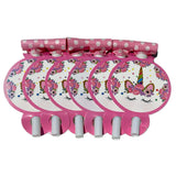 Pastel unicorn party blowers for kids birthday celebration and party favors from Funzoop The Party Shop
