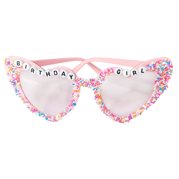 Pink Birthday Girl novelty party eyewear accessory for birthday celebrations from Funzoop The Party Shop