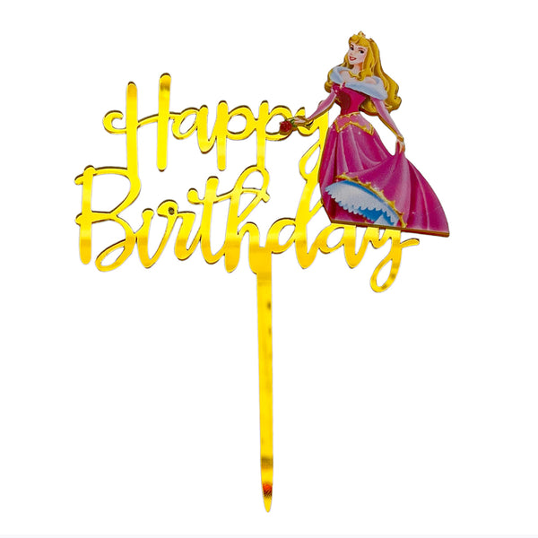Princess Acrylic Birthday Cake Topper