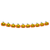 Pumpkin theme Halloween party banner hanging decoration for spooky celebrations from Funzoop The Party Shop