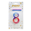 Rainbow Gradient Number Cake Candle, digit 8