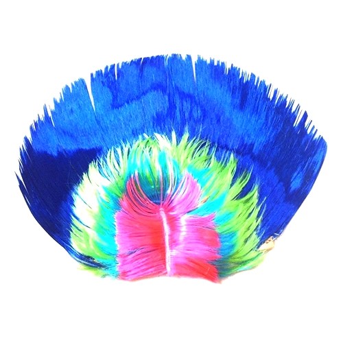 Colorful mohawk costume wig accessory for fancy dress events and performances from Funzoop The Party Shop