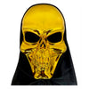 Halloween Plastic Skull Skeleton Full Face Mask - 1 Pc