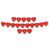 Romantic Happy Valentines Day banner decoration for couple celebration from Funzoop The Party Shop