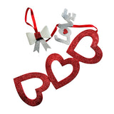 Romantic heart and love party danglers for Valentine's Day décor from Funzoop The Party Shop
