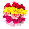 Rose floral tiara alternate angle