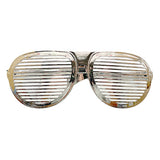 Shutter party goggles with retro shutter lens design in assorted colors from Funzoop The Party Shop