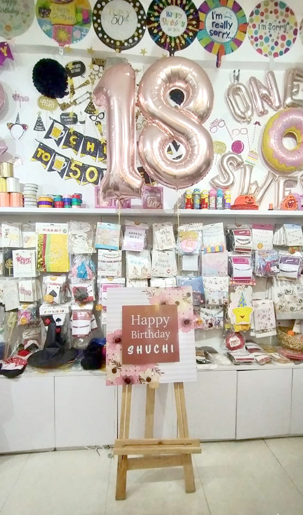 Welcome Board for 18th Birthday in Gurgaon