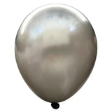12 inch silver metallic pearl latex balloons with glossy finish for party decoration from Funzoop The Party Shop

