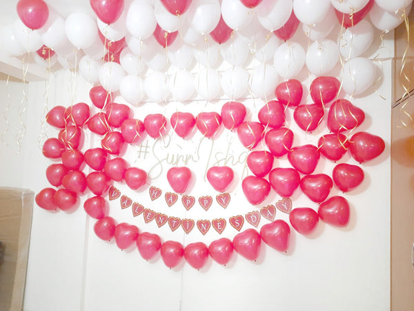 Valentine Day Romantic Balloon Decoration