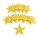 Gold glitter star garland decoration for birthday and festive celebrations from Funzoop The Party Shop