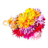 Sunflower floral tiara alternate angle