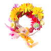 Sunflower floral tiara detail view