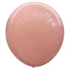 Product view of sweet pastel orange latex balloons, showing the listed colour and finish for twelve-inch party backdrop groups and celebration decorations.