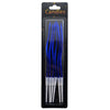 Twisted Spiral Wax Cake Candles, Blue