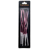 Twisted Spiral Wax Cake Candles, Rose gold