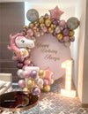 Unicorn Themed Birthday Decor with Customized Backdrop [ BD83 ]