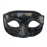 Venetian glitter eye mask with decorative masquerade design in assorted colors from Funzoop The Party Shop