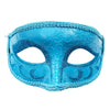 Venetian Party Glitter Eye Mask, Assorted Colors, Blue by Funzoop
