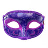 Venetian Party Glitter Eye Mask, Assorted Colors, Purple by Funzoop