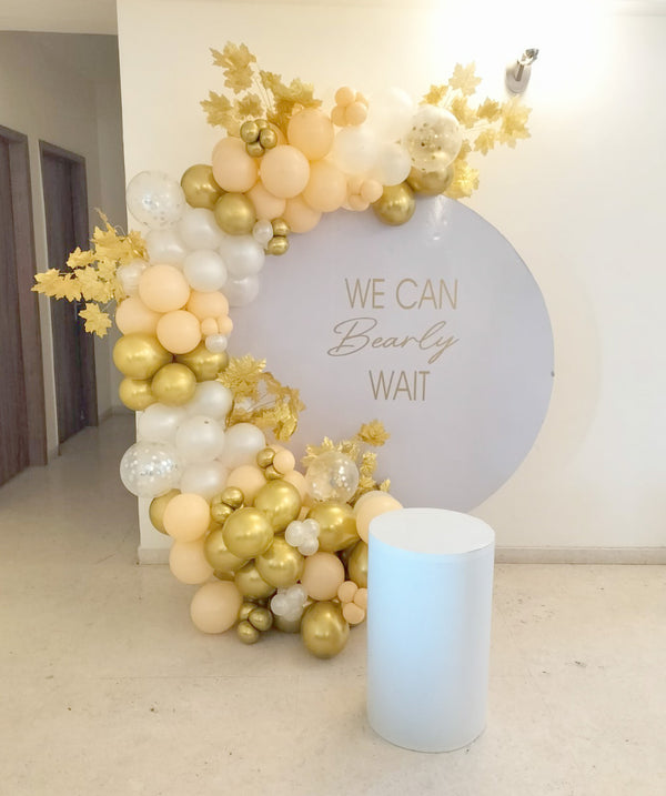 We Can Bearly Wait Baby Shower Balloon Decor