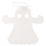 White ghost Halloween wall banner decoration with spooky seasonal party design from Funzoop The Party Shop