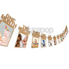 1 - 12 Months Baby Milestones Photo Holder Birthday Wall Banner - Funzoop The Party Shop