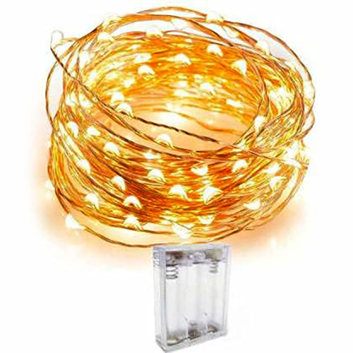 10m LED Battery Operated Fairy Lights String