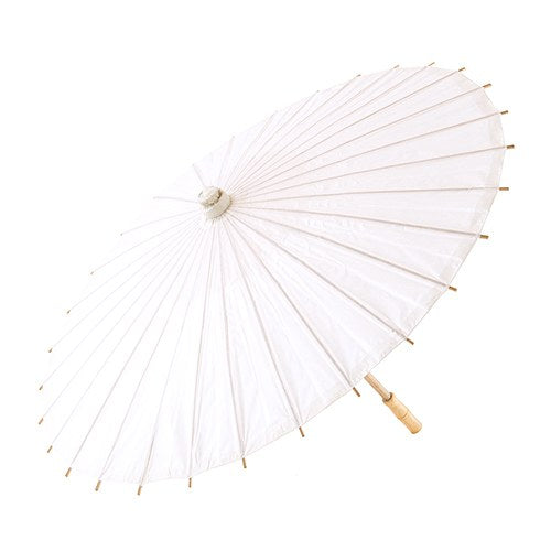 Paper Parasol Umbrella 12" (White) sold by Funzoop - The Party Shop