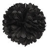 12" Tissue Paper Pom Pom Black sold by Funzoop - The Party Shop