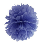 12" Tissue Paper Pom Pom Blue - Funzoop