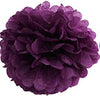 12" Tissue Paper Pom Pom - Available in 10 Colors: Black/ Dark Blue/ Dark Pink/ Red/ Golden/ White/ Lime Green/ Orange/ Pink/Purple/ Sky Blue/ Yellow