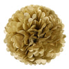12" Tissue Paper Pom Pom Golden sold by Funzoop - The Party Shop