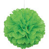 12" Tissue Paper Pom Pom Lime Green sold by Funzoop - The Party Shop