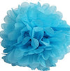 16" Tissue Paper Pom Pom - Available in 4 Colors: White, Sky Blue, Orange and Ivory