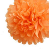 12" Tissue Paper Pom Pom Orange sold by Funzoop - The Party Shop