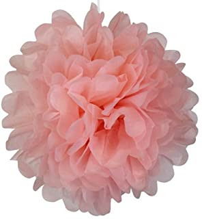 12" Tissue Paper Pom Pom Pink sold by Funzoop - The Party Shop