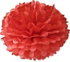Red tissue paper pom pom sold by Funzoop - The Party Shop