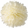 Tissue Paper Pom Pom, 12 Inch, White sold by Funzoop - The Party Shop